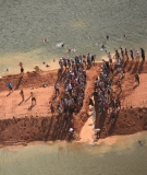 Hundreds of people occupied the Belo Monte Dam site near Altamira, Brazil, Jun 15, 2012.