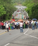 M10 protest on the Pan-American Highway, 2011