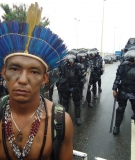Apiaká indigenous activist in Brazil