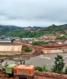 Nam Ou 7 dam in Laos, under construction (November 2017)