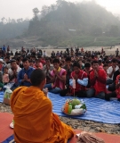 600 villagers gathered on March 14 to bless the fertility of the Salween River, and voice their opposition to large dams.