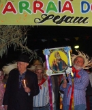 V.P. Alencar, Cabinet Chief Gilberto Carvalho, and Lula at his "Festa Junina" Party