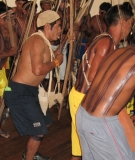 Parakanã celebrate arrival with dance