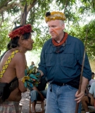 James Cameron meets Kayapo leader