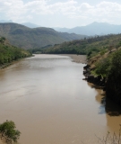 Gibe III dam site in Ethiopia