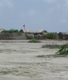 Kharochan village in the Indus Delta