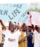 Turkana residents protest Gibe 3 Dam, before authorities started cracking down.
