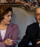 Dilma and José Sarney talking business