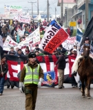 Marcha Nacional con más de 2000 personas en todo Chile