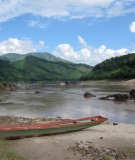 The Mekong River, near the site of the Xayaburi Dam in June 2012.