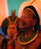Chief Raoni Metuktire, leader of the Kayapó indigenous people