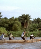 Boatmen on Congo River