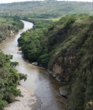 Pericongo Canyon on Colombia's Magdalena River would be inundated if a Chinese plan to build a string of dams goes through.