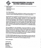 Sinohydro response to civil society letter