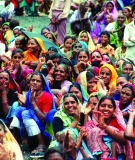 Women have long taken action to protect rivers. These women would be affected by the Sardar Sarovar Dam in India