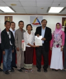 Community members and NGO representatives file a complaint against Mega First Corporation with the Human Rights Commission of Malaysia