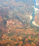Aerial view of the Nu River