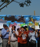 Mekong community representatives at International Day of Action for Rivers on the Mekong in March 2017