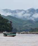 The Mekong River in Laos, near the site of the Pak Beng Dam