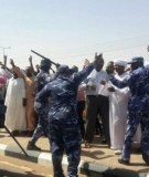 A protest against destructive dams in Khartoum