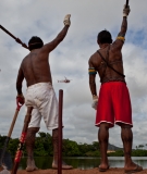 Indigenous people occupy Belo Monte Dam project in 2012.