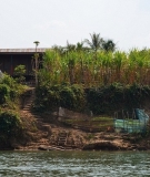 House on the Sesan riverbank