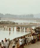The "Rally for the Valley" to stop dam construction on the Narmada in 1999.