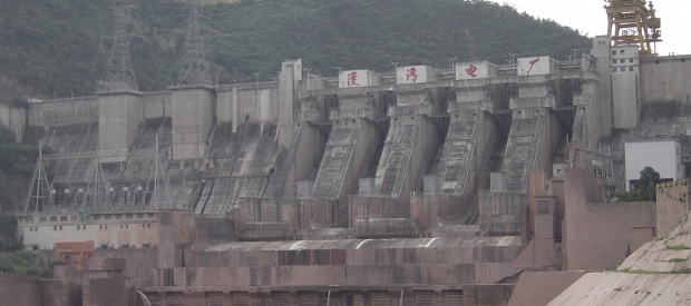 The Manwan Dam, in Yunnan Province China, was completed in 1996 and was the Mekong River's first mainstream dam. 