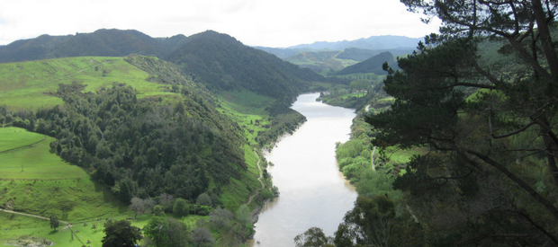 The Whanganui River in New Zealand.
