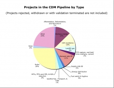 Fig. 6: CDM projects by type