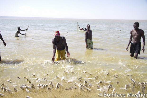Turkana fishermen