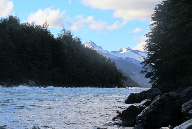 The Baker River in Patagonia.