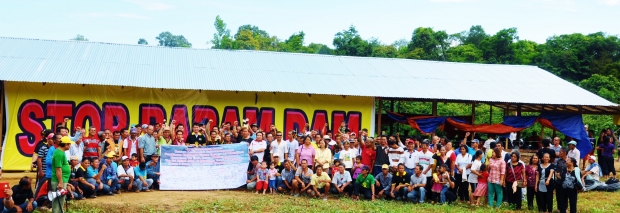 At the end of June 2014, communities in Sarawak, Malaysia joined together in solidarity with the Baram Dam blockade for the end of harvest festivities.