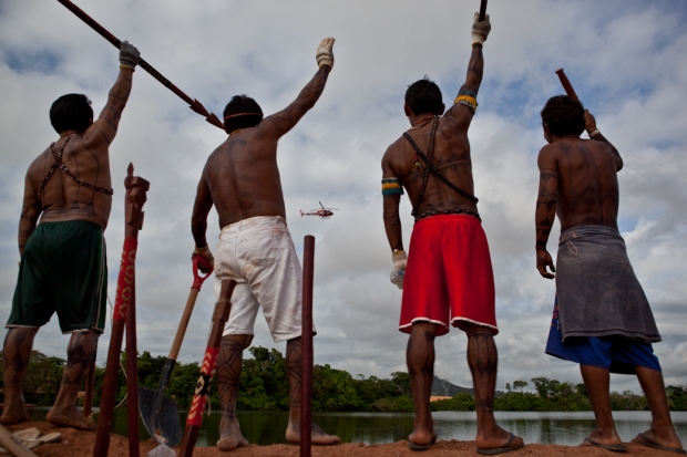 Protest against Belo Monte dam