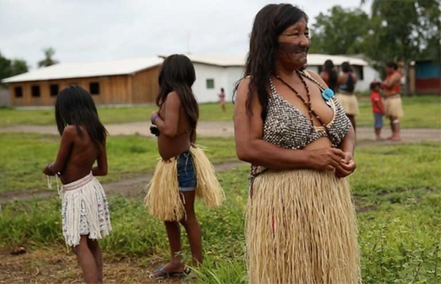 Valmira Krixi Munduruku: “It is a time of death. The Munduruku will start dying. They will have accidents. Even simple accidents will lead to death.… It’s not chance. It’s all because the government interfered with a sacred site.” 
