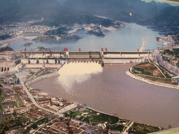 A view of the Three Gorges Dam, the world's largest dam, in the Yangtze River in China. The country is also the world’s largest builder of dams, providing more than 25 per cent of the world’s hydropower capacity. 