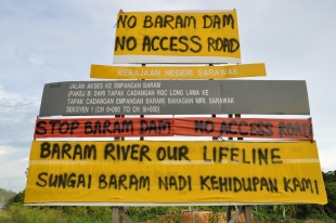 Resistance to the Baram Dam and associated facilities, in Sarawak