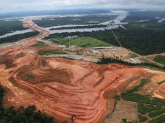 Belo Monte's Pimental dam site