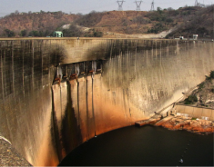 Reservoir behind Kariba Dam on the Zambezi