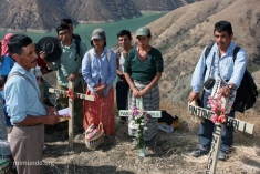 27 years after the massacre, the Rio Negro community came together to commemorate the tragedy and mourn the victims at the top of Pak’oxom peak. 