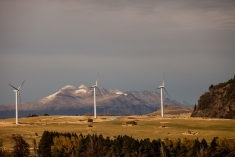 Wind farm in Patagonia, Chile