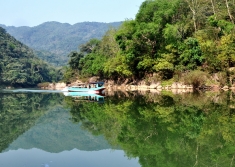 On the Nam Ou River in Laos
