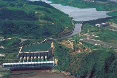 The Inga 1 and 2 dams on the Congo River