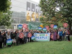 The Power 4 People protest at the World Bank