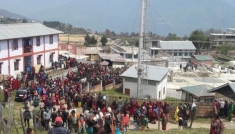 Protest in Northeast India where several activists were killed in May 2016