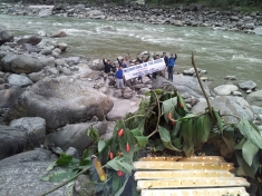 Affected Citizens of Teesta organized an action for the International Day of Action for Rivers