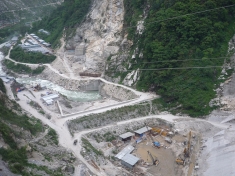 Construction on the Teesta III Dam