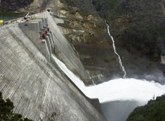 Ralco Dam at Biobio River.