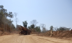 Logging Along Road to Kalum, March 2014