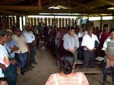 Community Assembly at Las Margaritas Copon